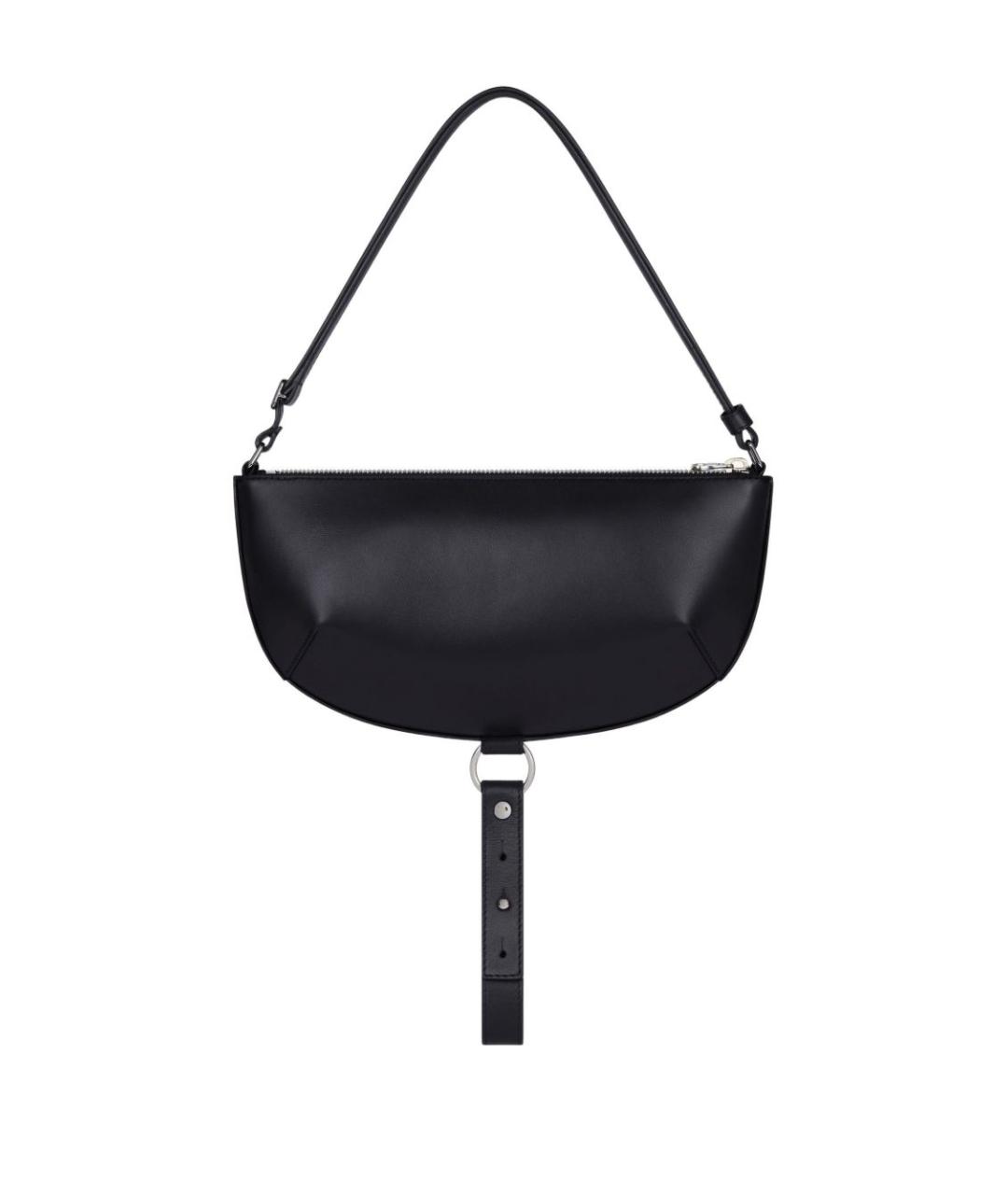 COURREGES Черная кожаная сумка через плечо, фото 2