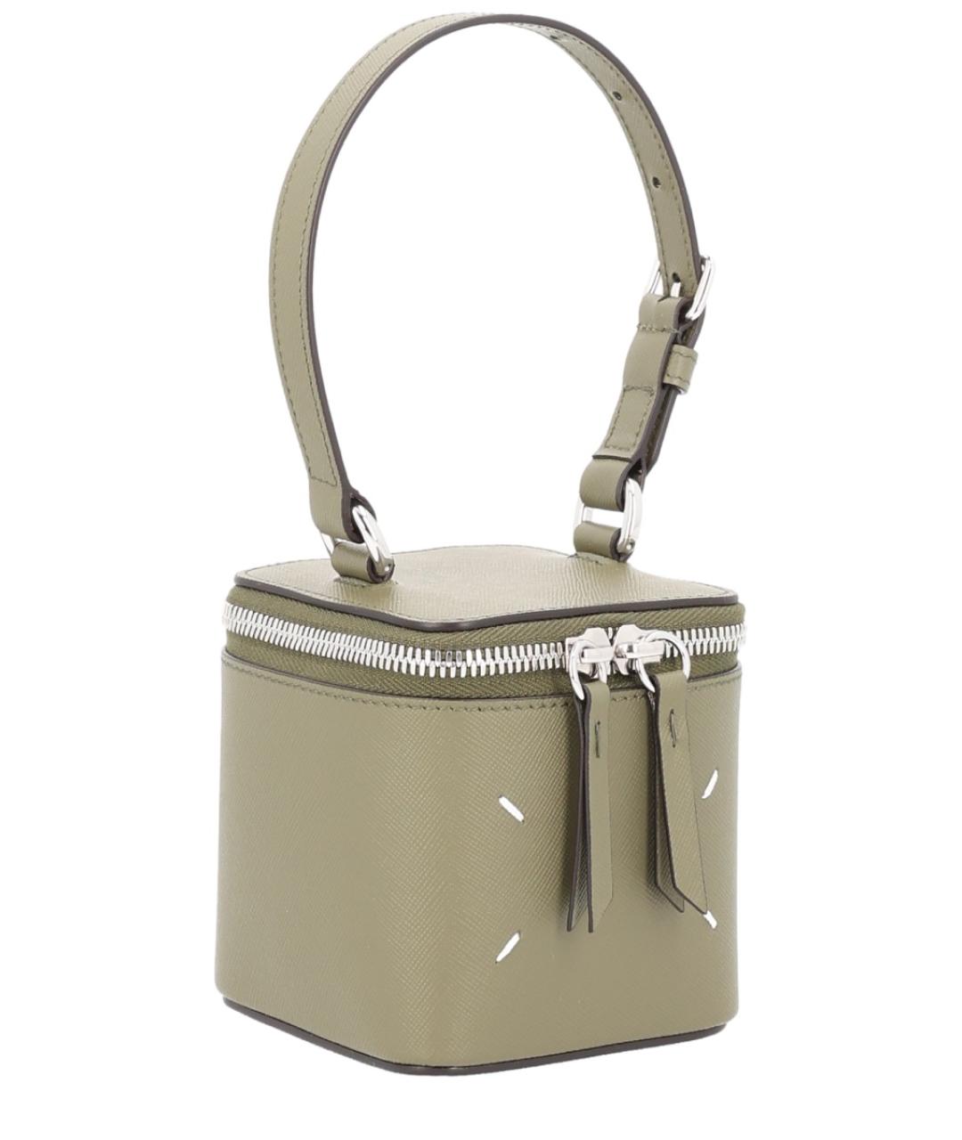 MAISON MARGIELA Коричневая кожаная сумка тоут, фото 3