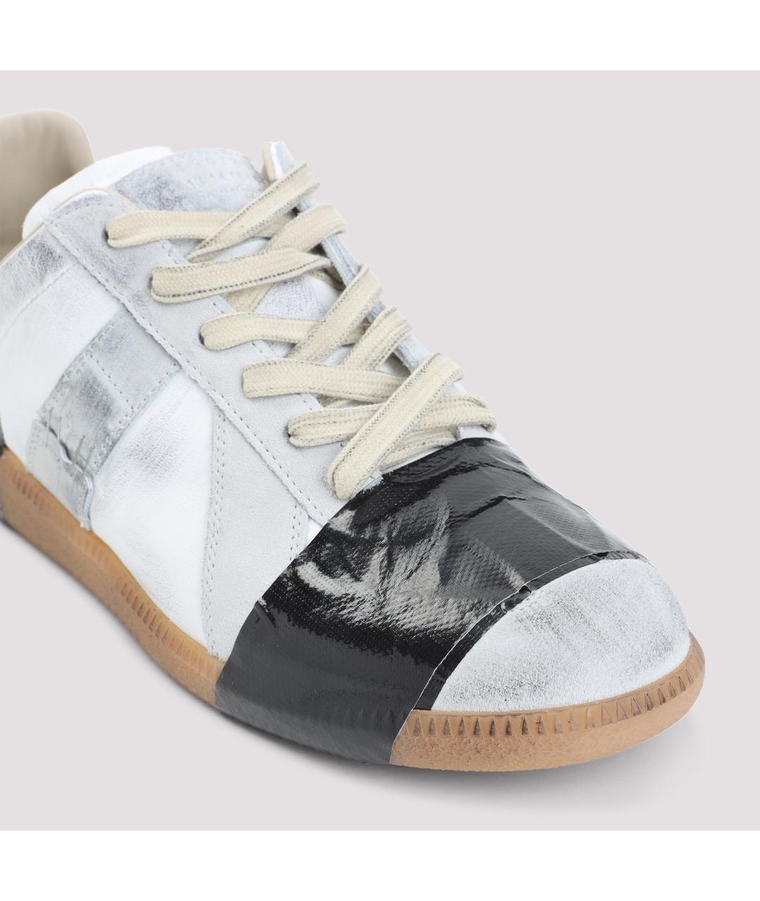 MAISON MARGIELA Мульти синтетические низкие кроссовки / кеды, фото 3