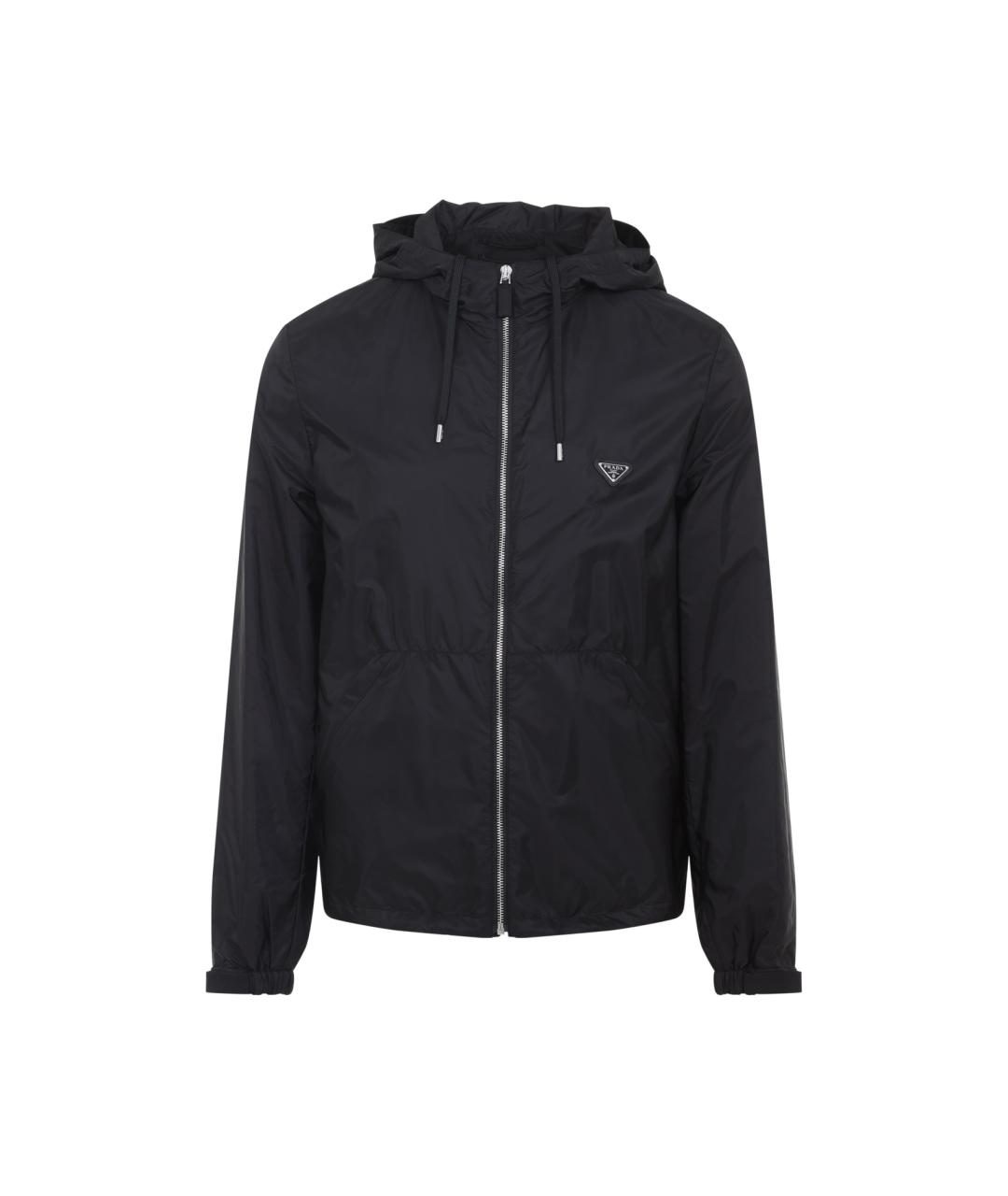 PRADA Черная полиамидовая куртка, фото 1