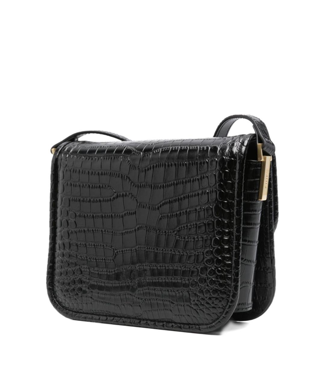 PINKO Черная кожаная сумка через плечо, фото 3