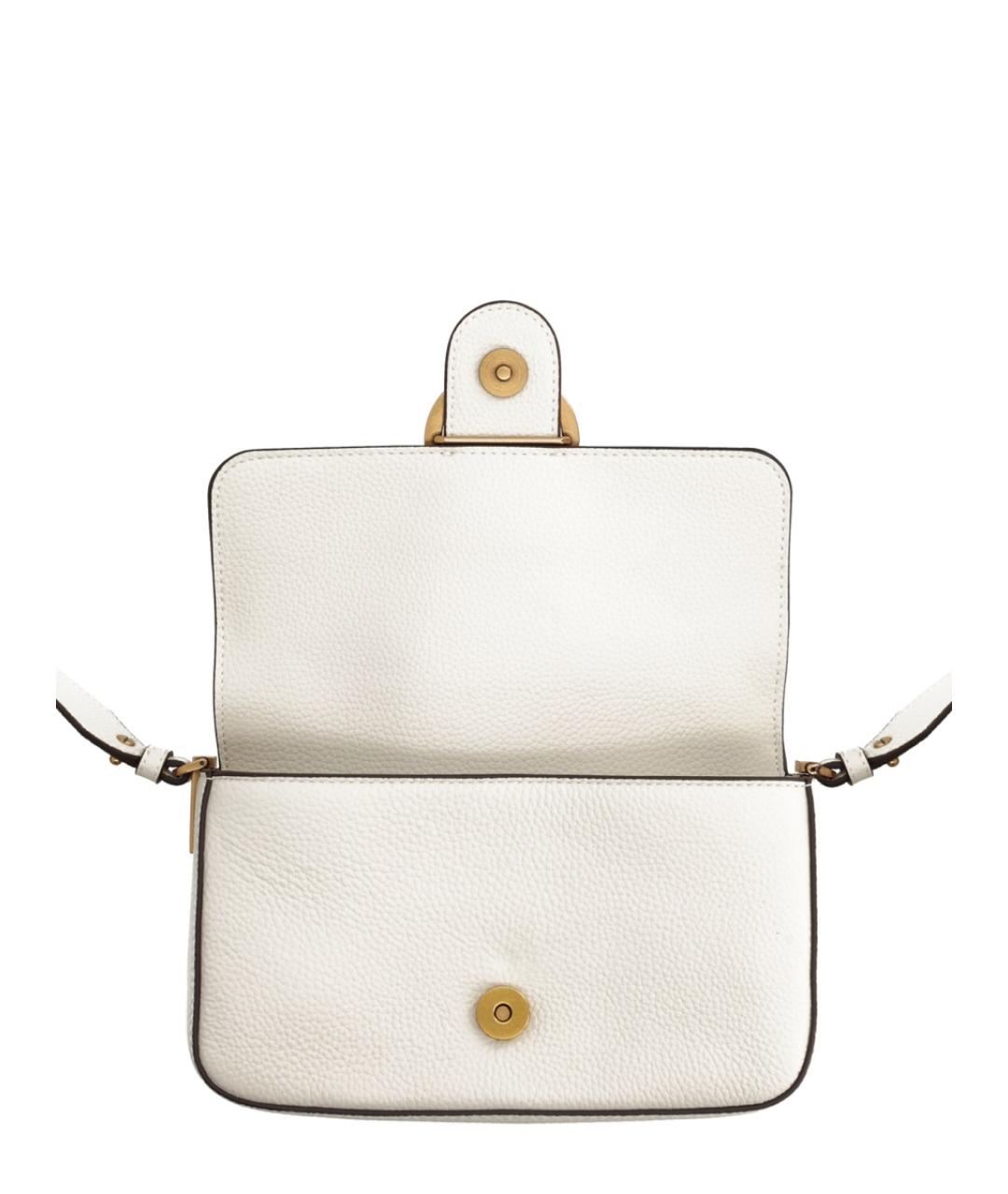 PINKO Белая кожаная сумка через плечо, фото 3