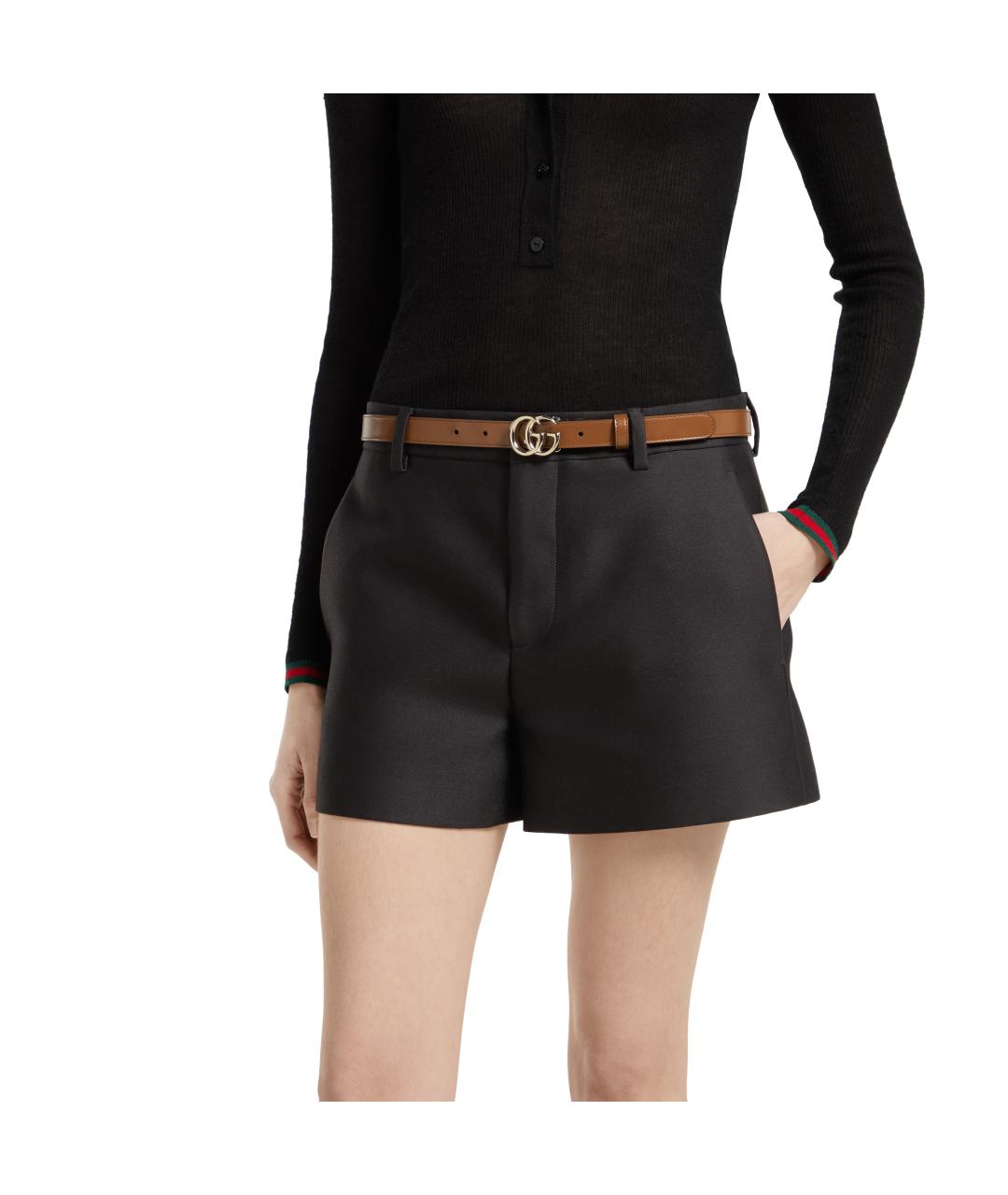 GUCCI Коричневый кожаный ремень, фото 2