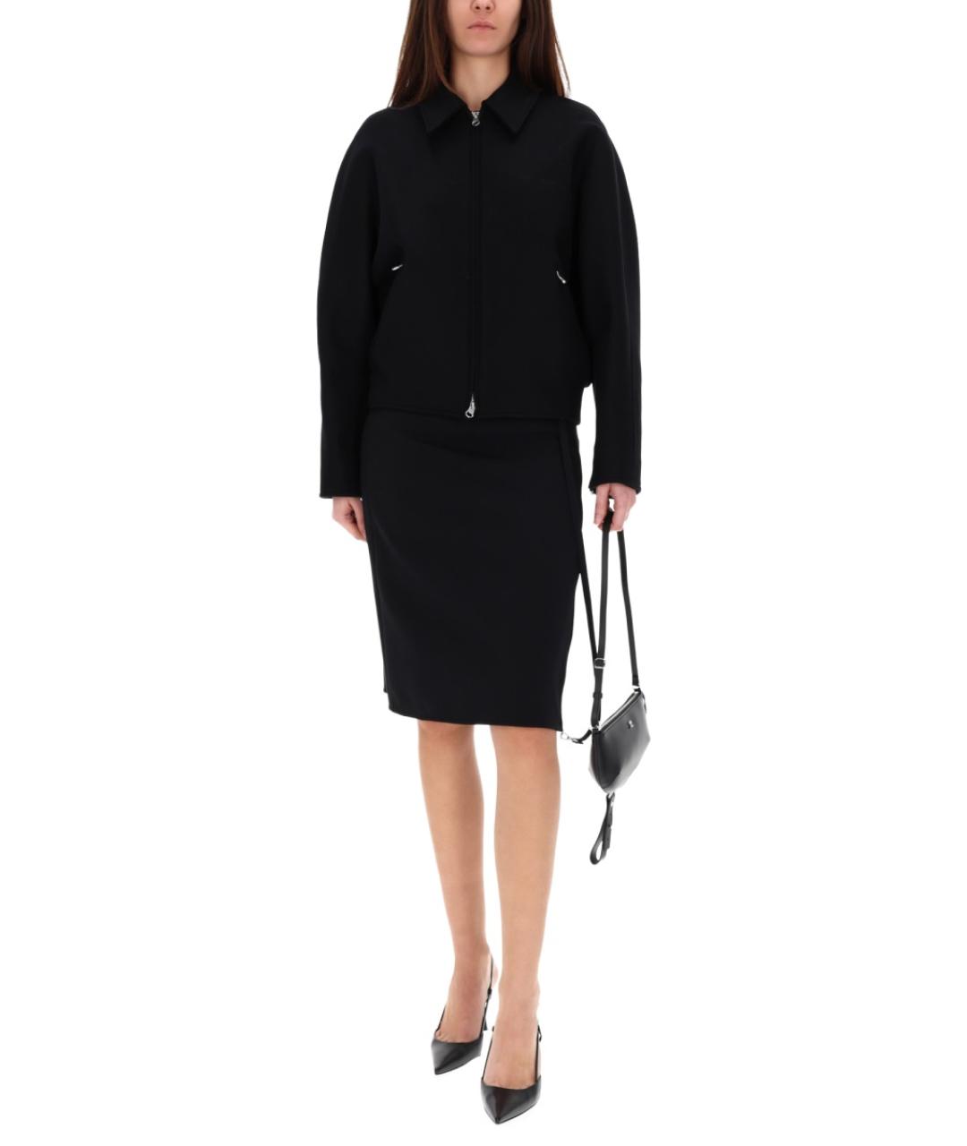 COURREGES Черная шерстяная куртка, фото 2