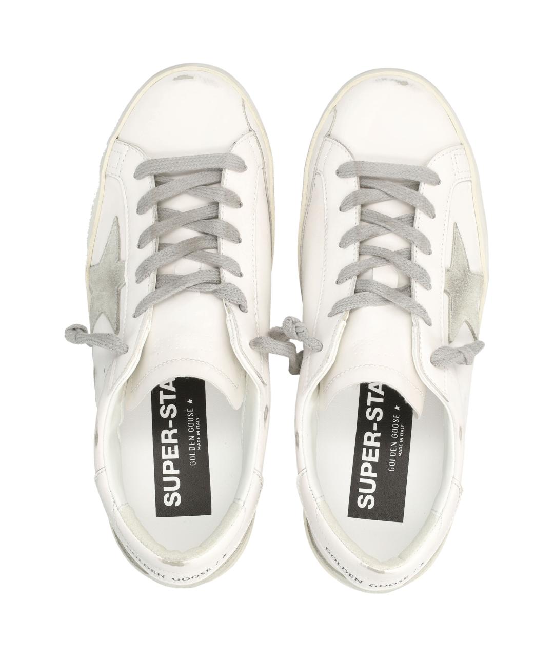 GOLDEN GOOSE DELUXE BRAND Белые кожаные кеды, фото 2