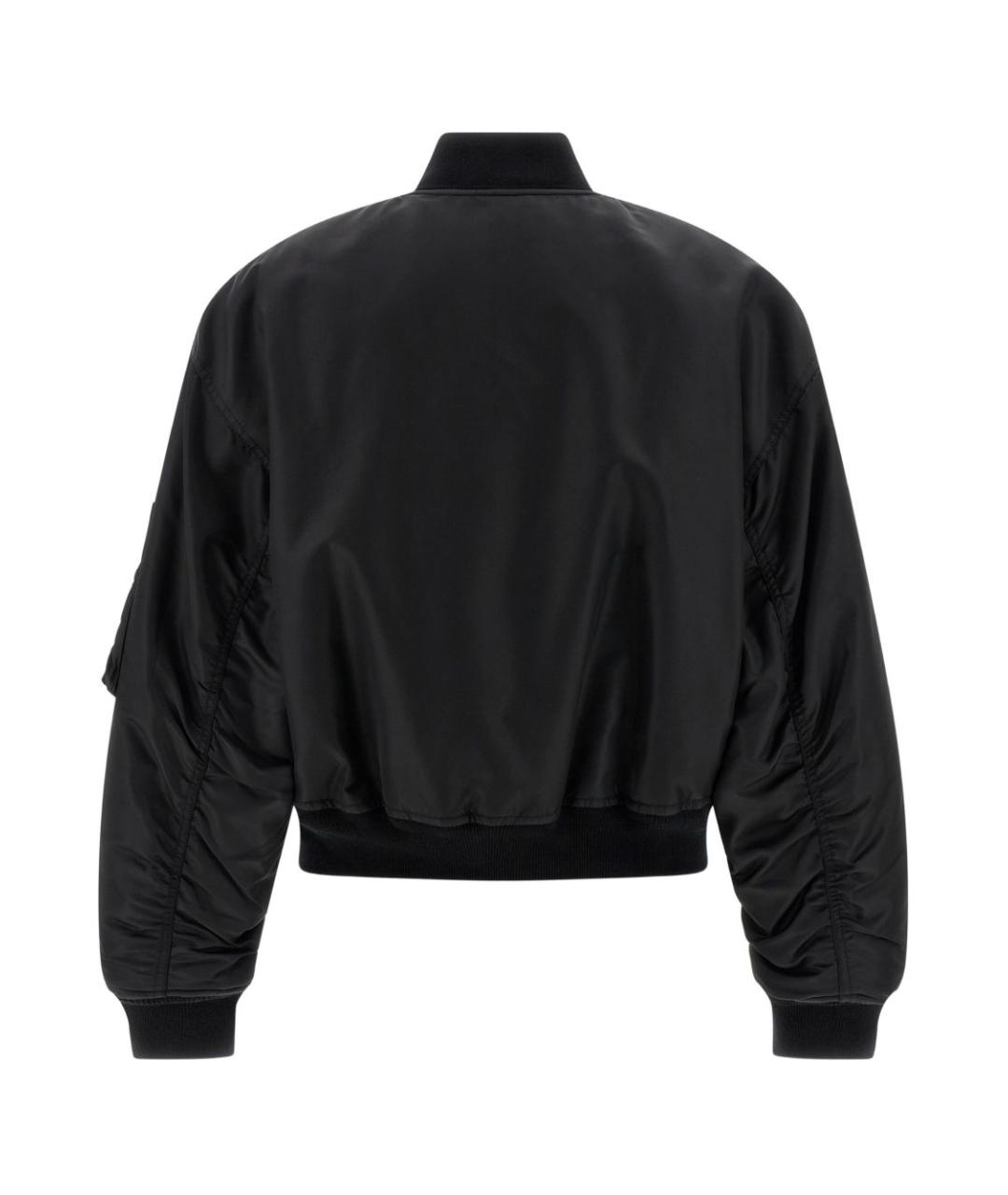 BALENCIAGA Черная полиэстеровая куртка, фото 4