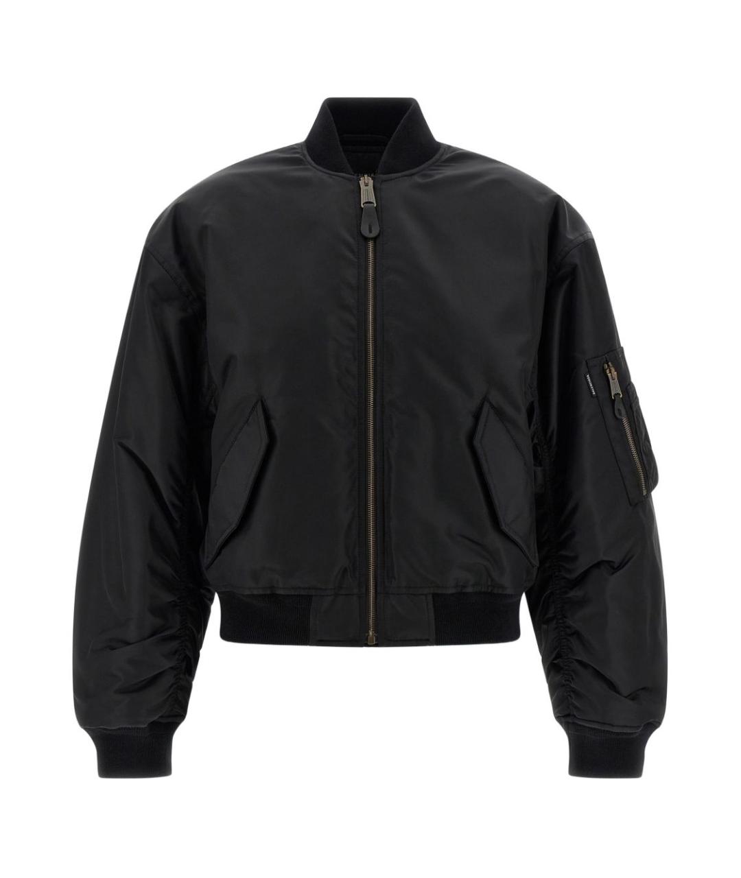 BALENCIAGA Черная полиэстеровая куртка, фото 1