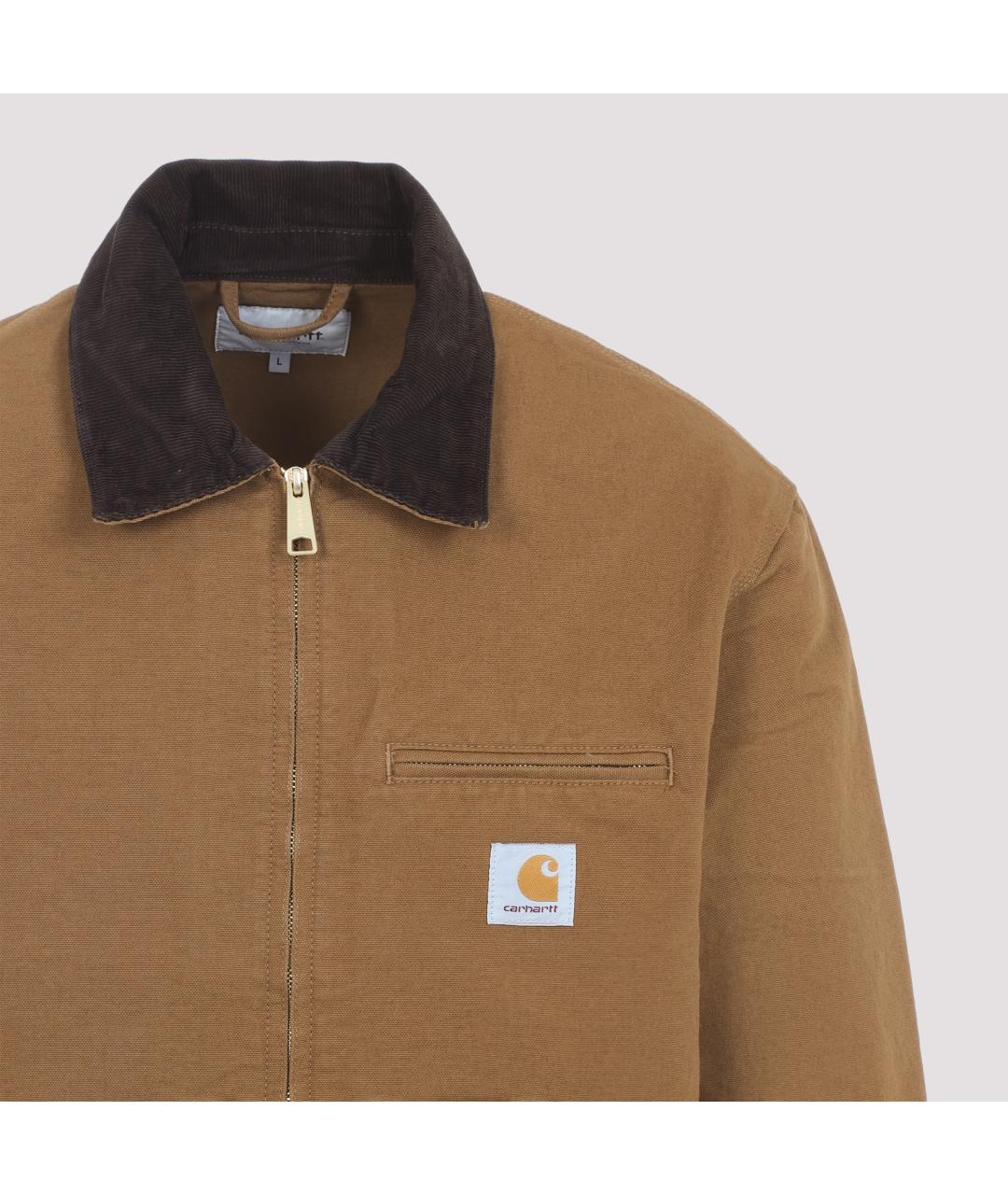 CARHARTT WIP Горчичная хлопковая куртка, фото 3