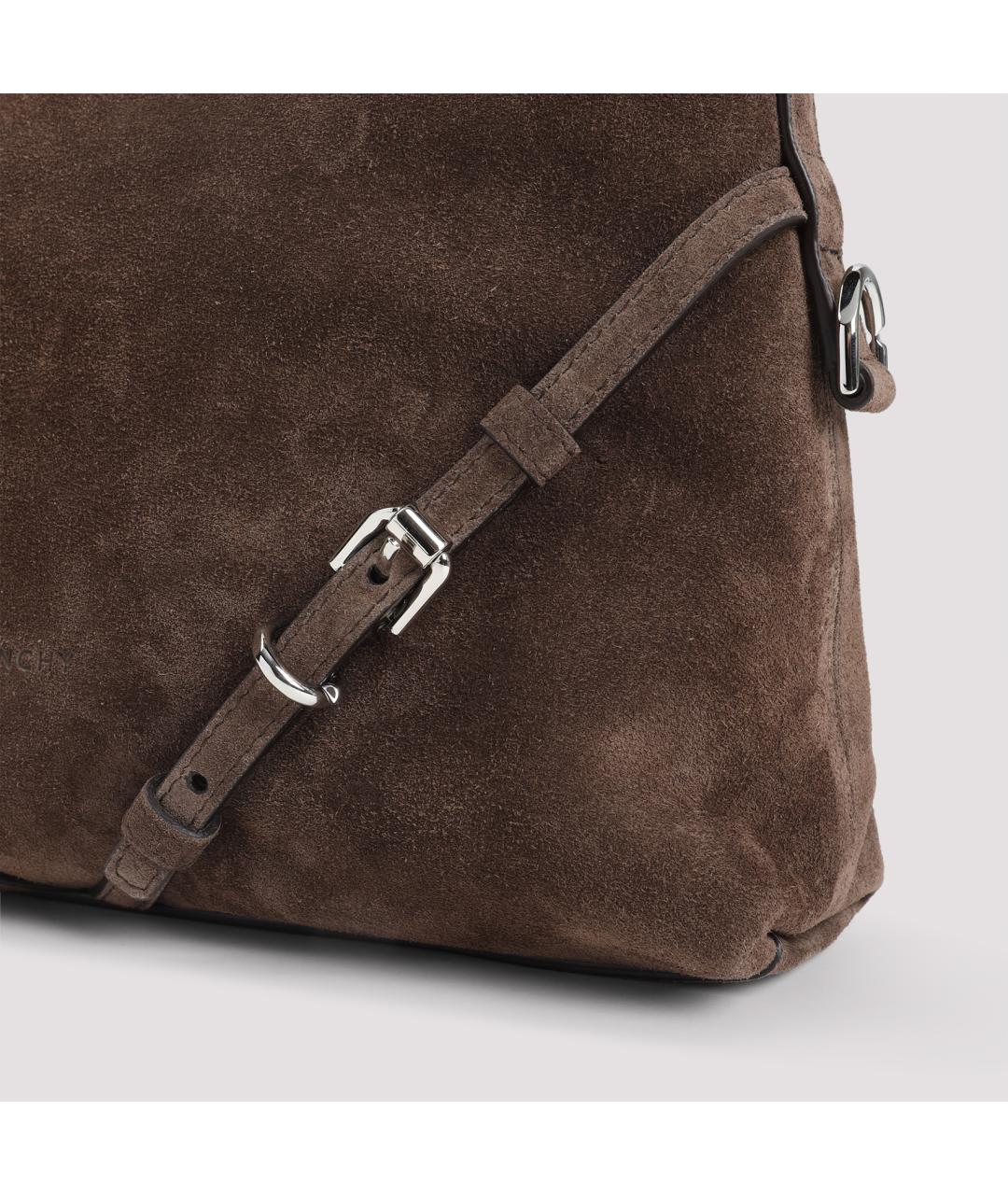 GIVENCHY Коричневая кожаная сумка через плечо, фото 3