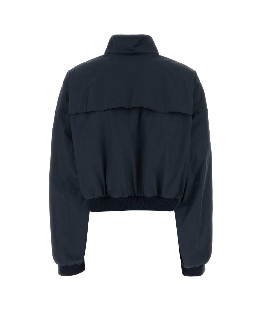 MIU MIU Темно-синяя хлопковая куртка, фото 2