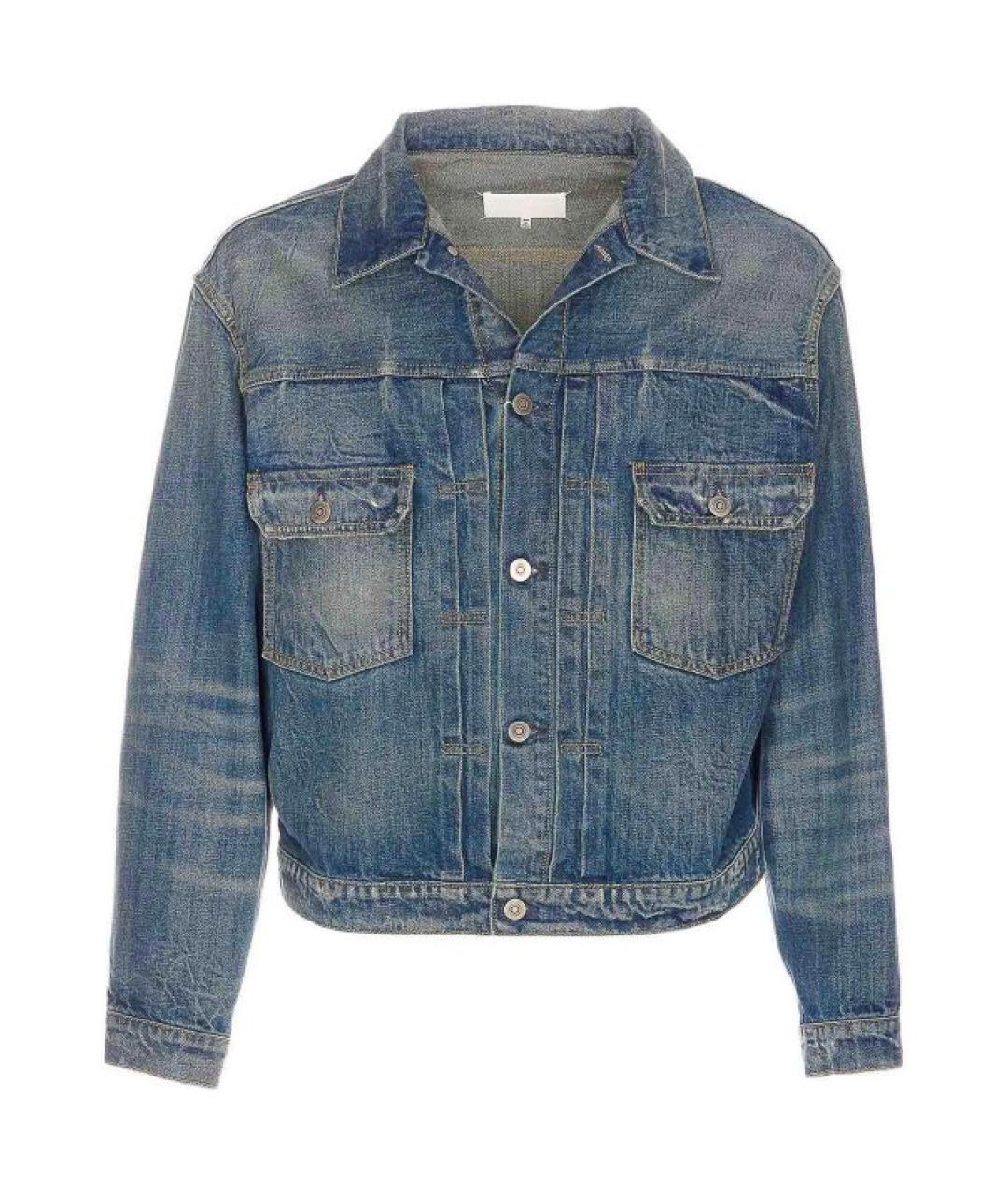 MAISON MARGIELA Синяя хлопковая куртка, фото 1