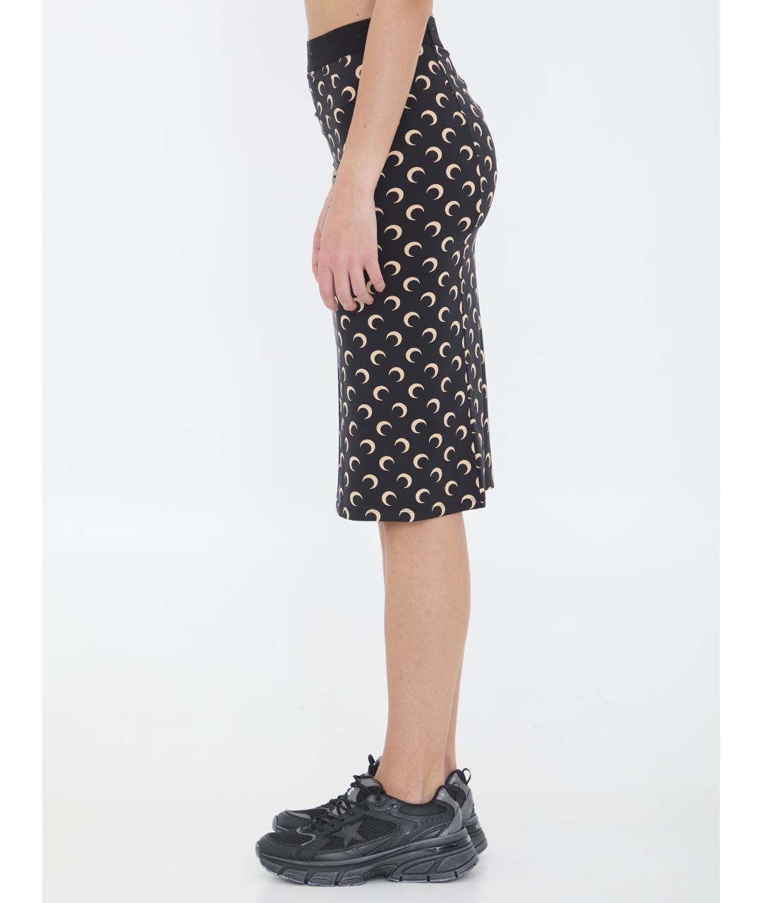 MARINE SERRE Мульти полиамидовая юбка миди, фото 3