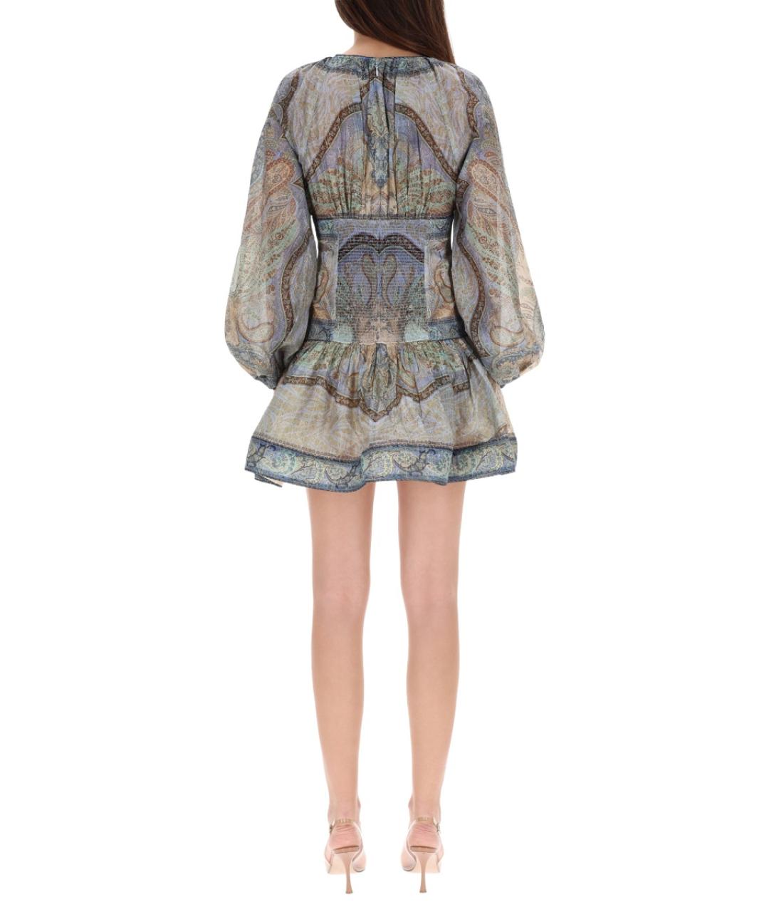 ZIMMERMANN Мульти хлопковое повседневное платье, фото 4