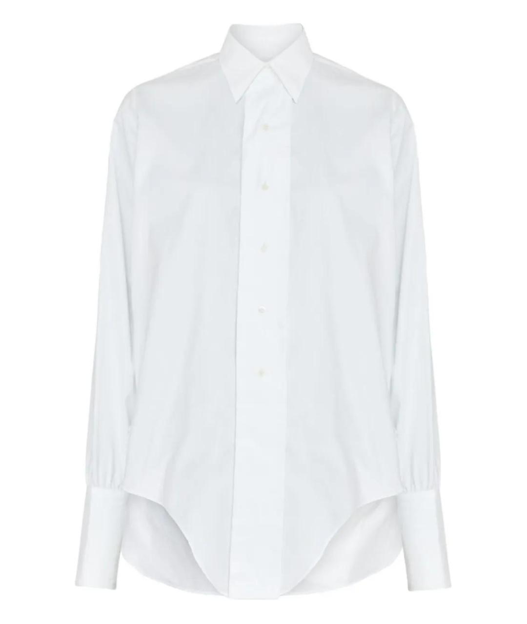 MAISON MARGIELA Белая хлопковая рубашка, фото 1