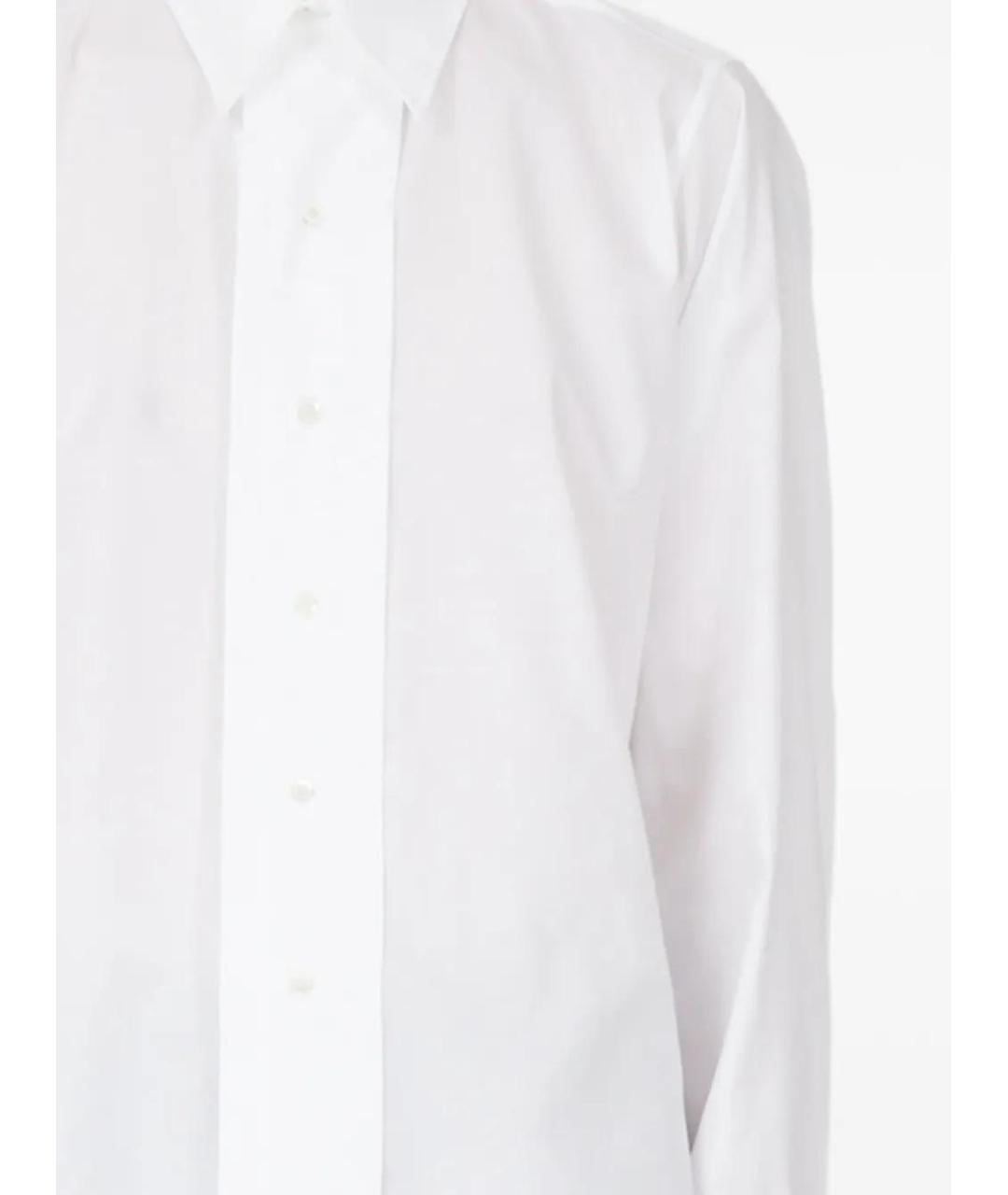 MAISON MARGIELA Белая хлопковая рубашка, фото 5