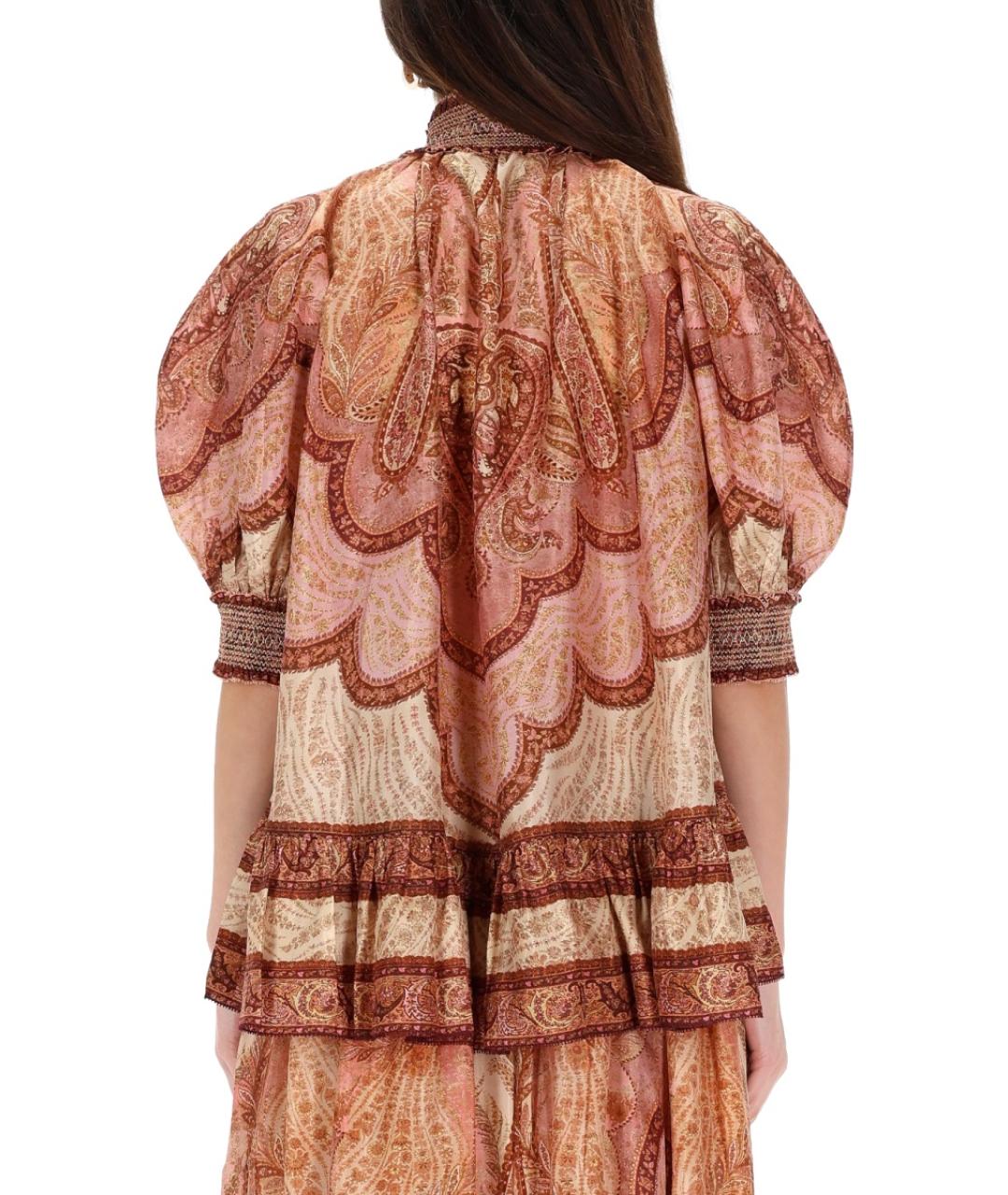 ZIMMERMANN Мульти шелковая рубашка, фото 4