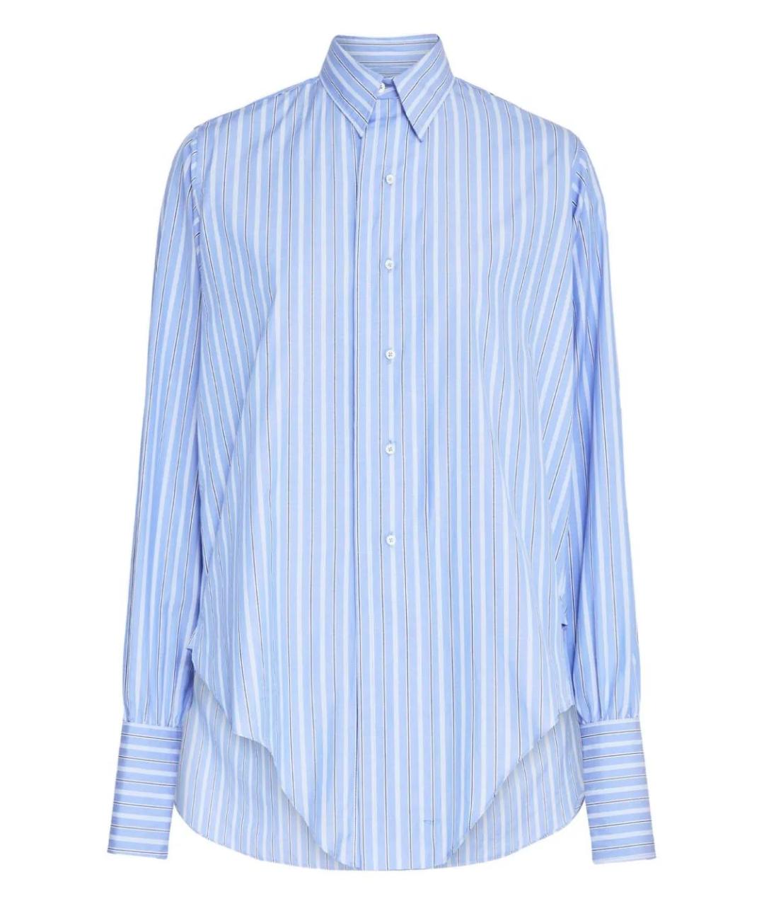 MAISON MARGIELA Синяя хлопковая рубашка, фото 1