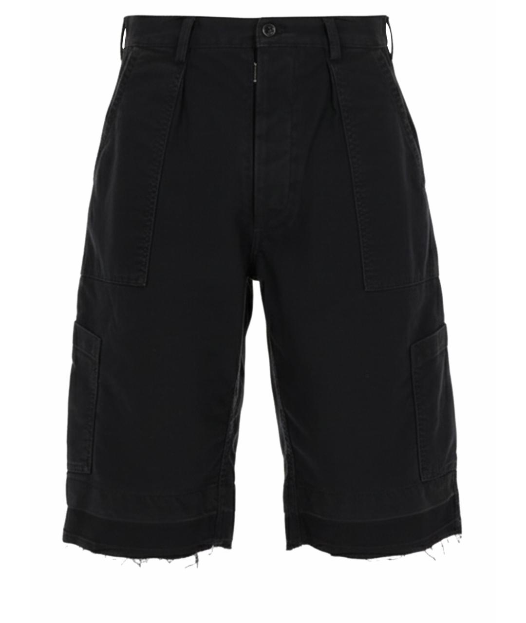 MAISON MARGIELA Коричневые хлопковые шорты, фото 1