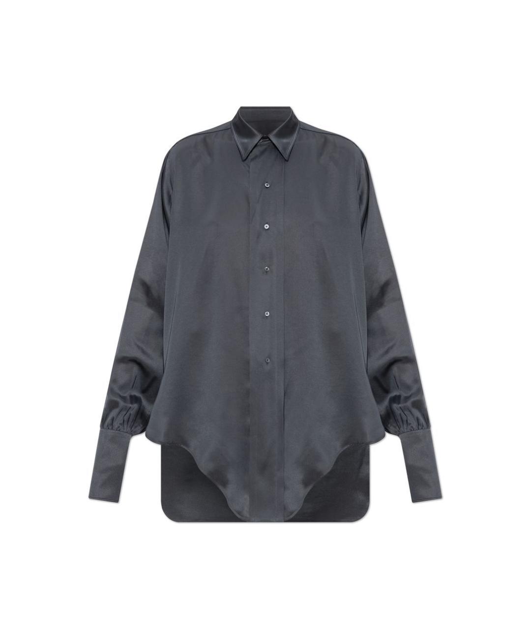 MAISON MARGIELA Серая ацетатная рубашка, фото 1