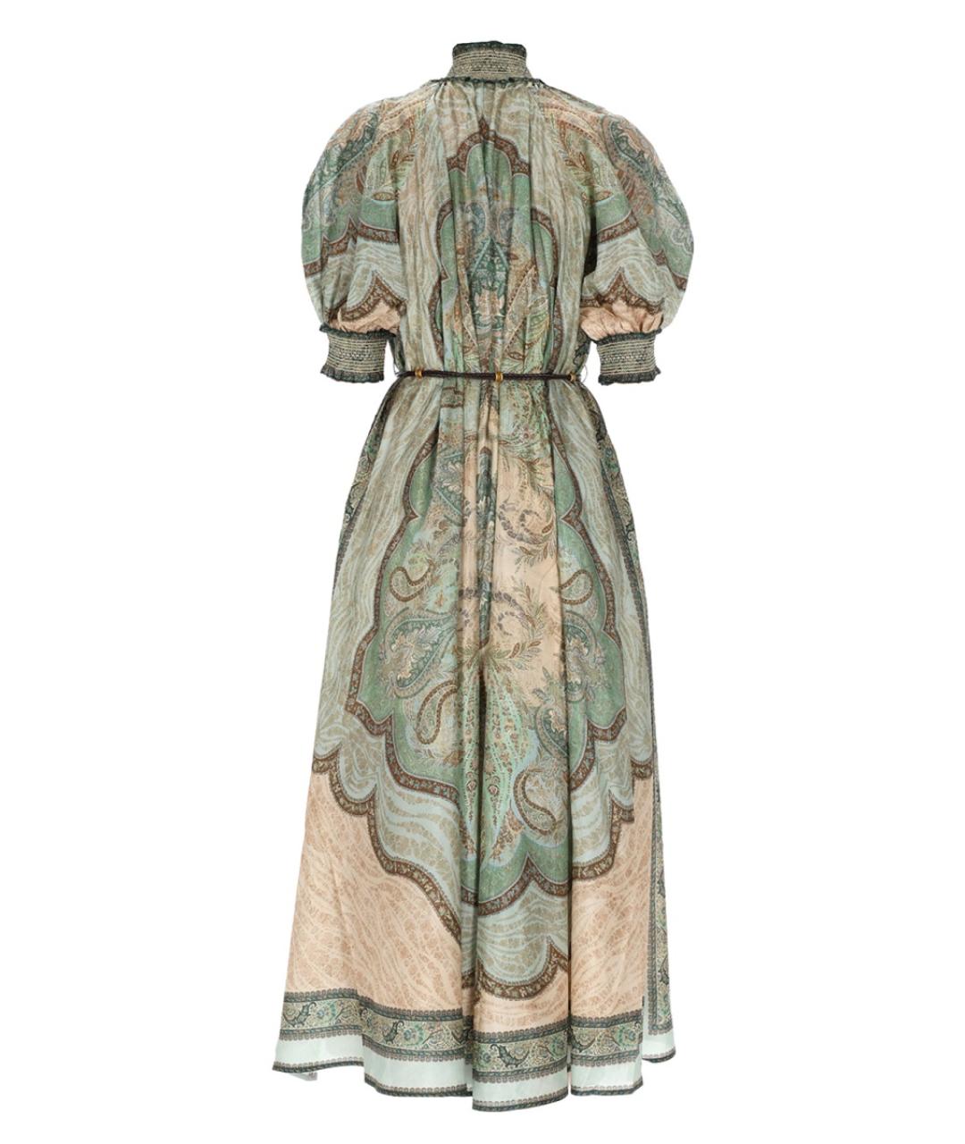 ZIMMERMANN Мульти шелковое повседневное платье, фото 5