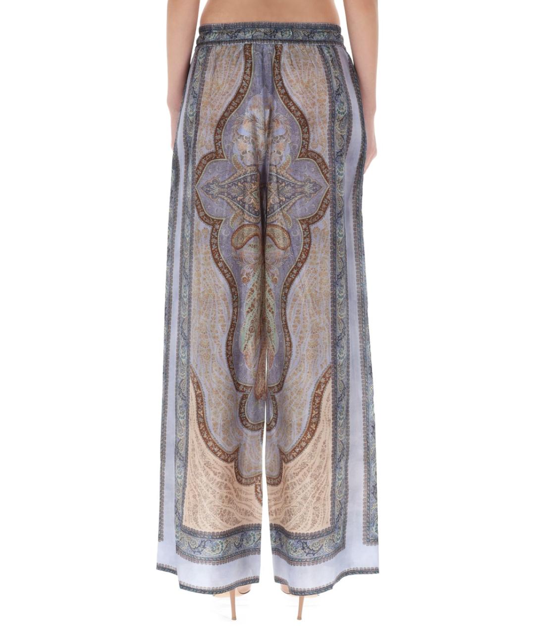 ZIMMERMANN Мульти шелковые прямые брюки, фото 4