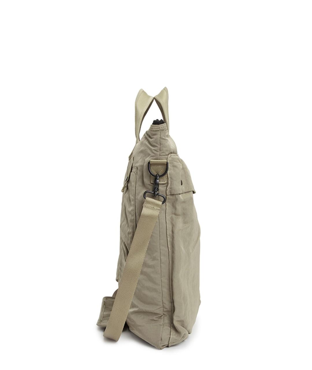 CP COMPANY Серая синтетическая сумка на плечо, фото 2