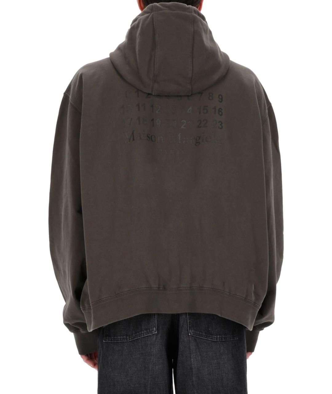 MAISON MARGIELA Серый хлопковый джемпер / свитер, фото 2