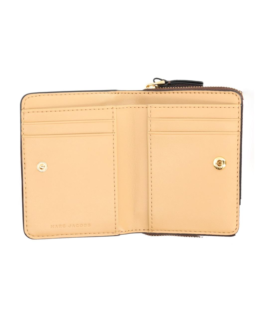 MARC JACOBS Коричневый кожаный кошелек, фото 3