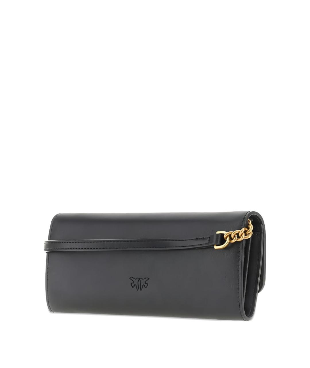 PINKO Черный кожаный кошелек, фото 2