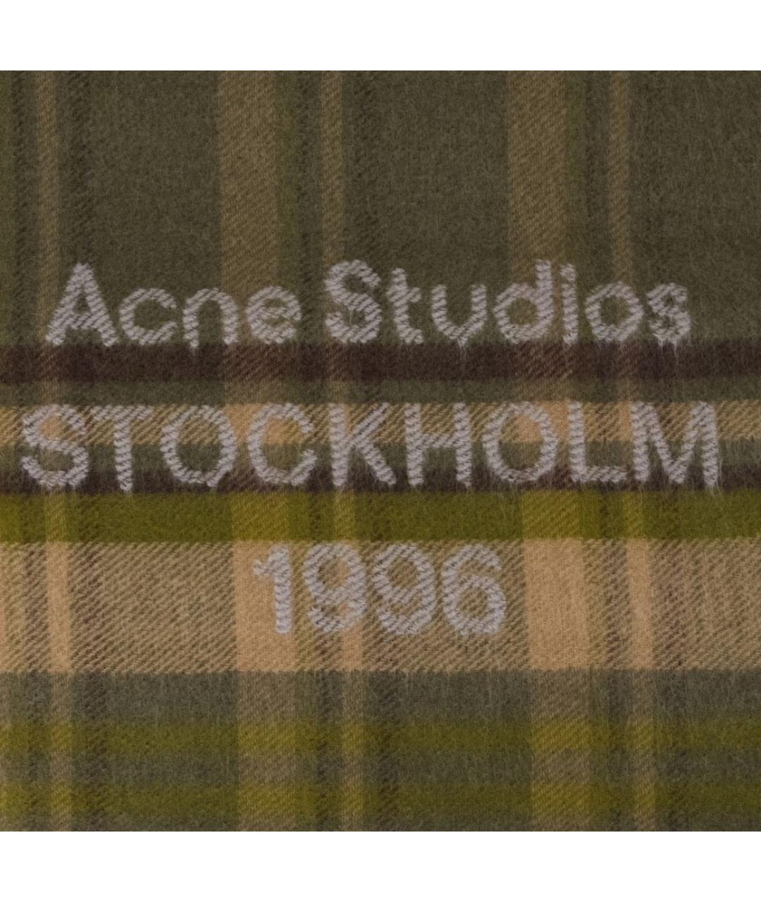 ACNE STUDIOS Мульти шерстяной шарф, фото 2