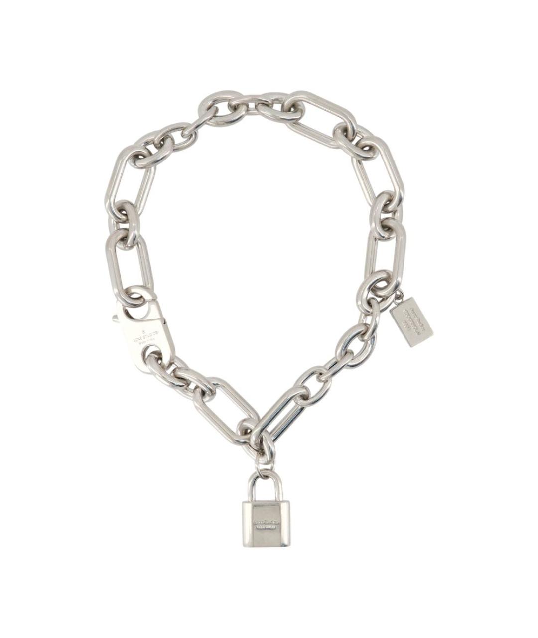 ACNE STUDIOS Серебряная металлическая цепочка, фото 1