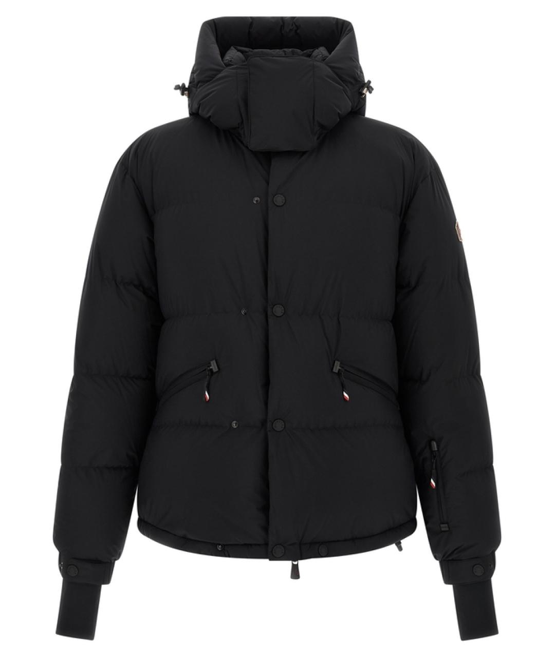 MONCLER Черная полиамидовая куртка, фото 1