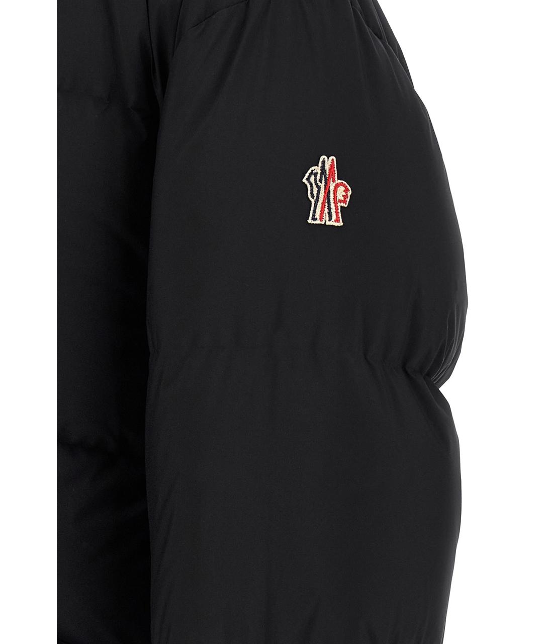 MONCLER Черная полиамидовая куртка, фото 6