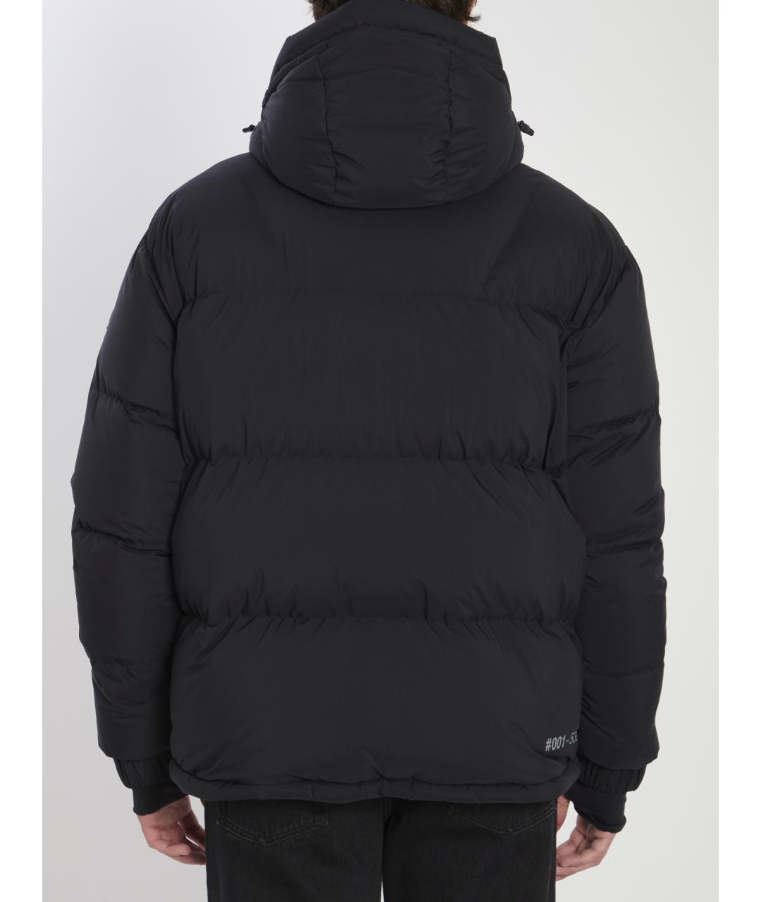 MONCLER Черная полиамидовая куртка, фото 5