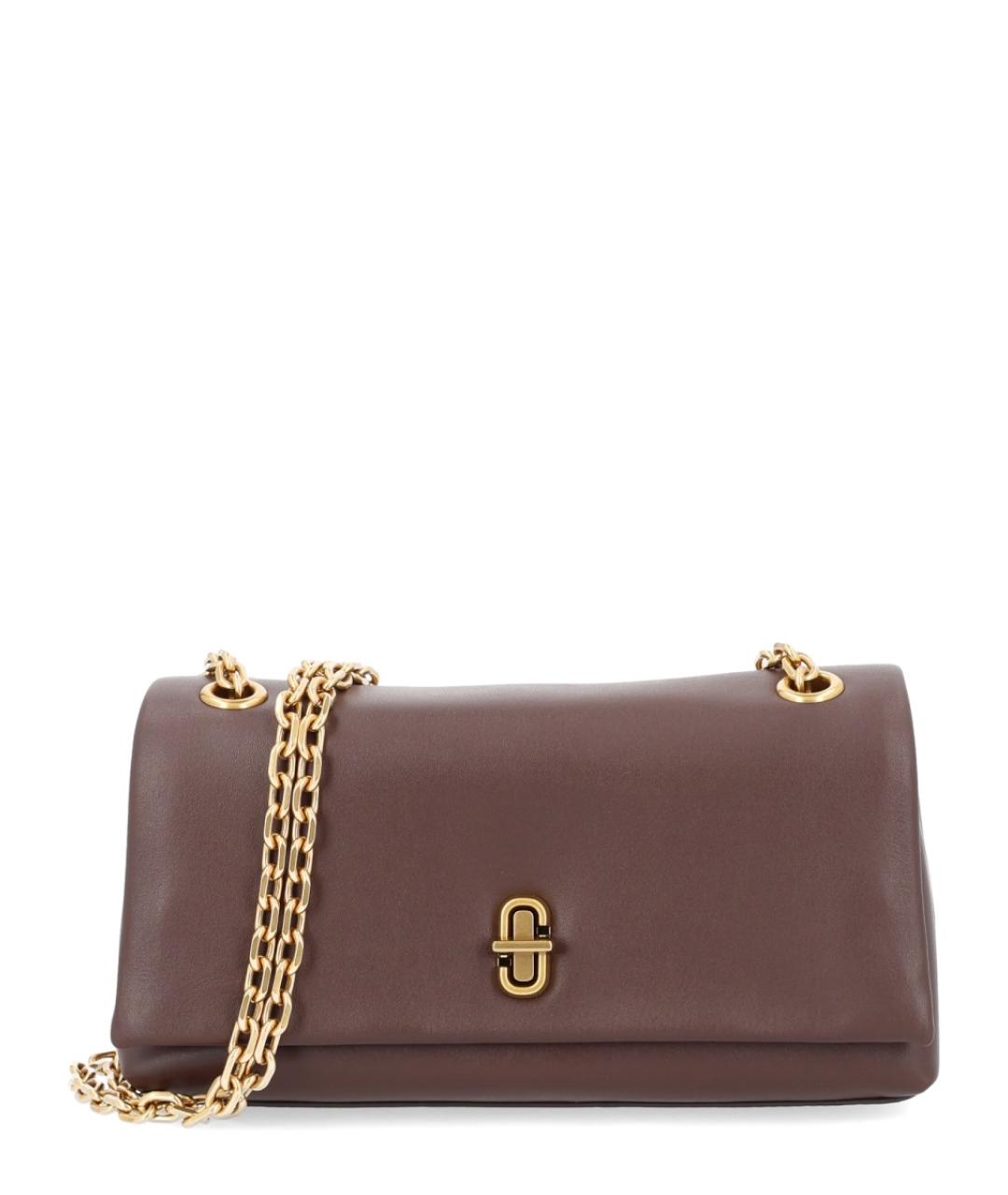 MARC JACOBS Коричневая кожаная сумка через плечо, фото 1