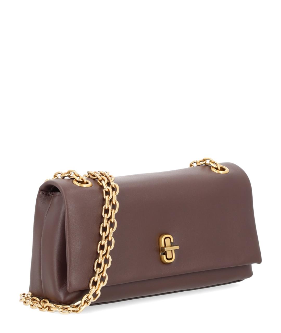 MARC JACOBS Коричневая кожаная сумка через плечо, фото 2