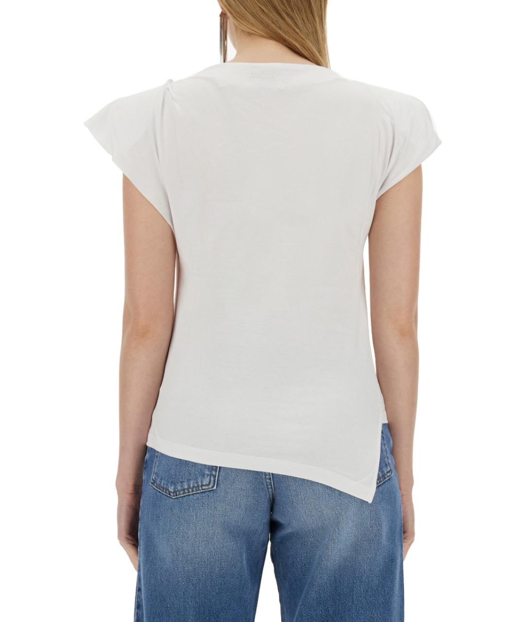 ISABEL MARANT Белая хлопковая футболка, фото 3