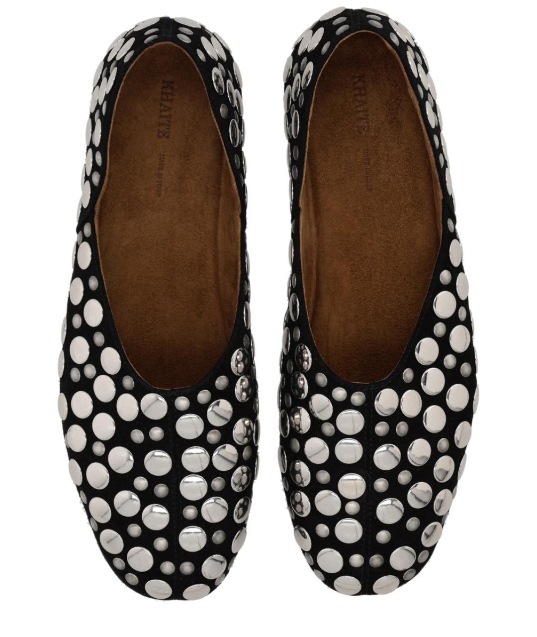 KHAITE Черные балетки, фото 5