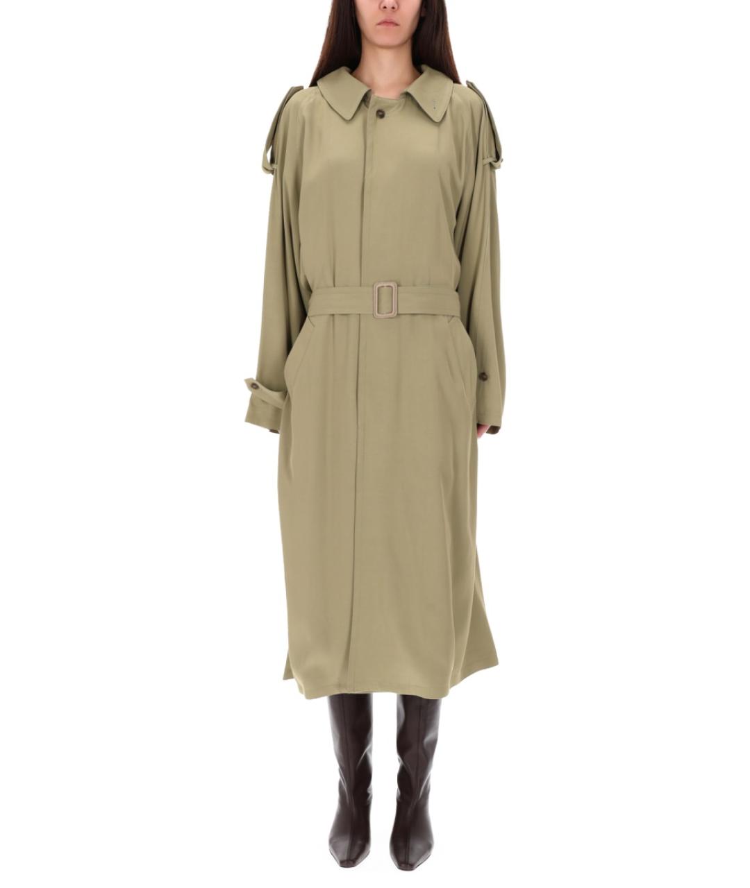 MM6 MAISON MARGIELA Мульти полиэстеровое пальто, фото 2