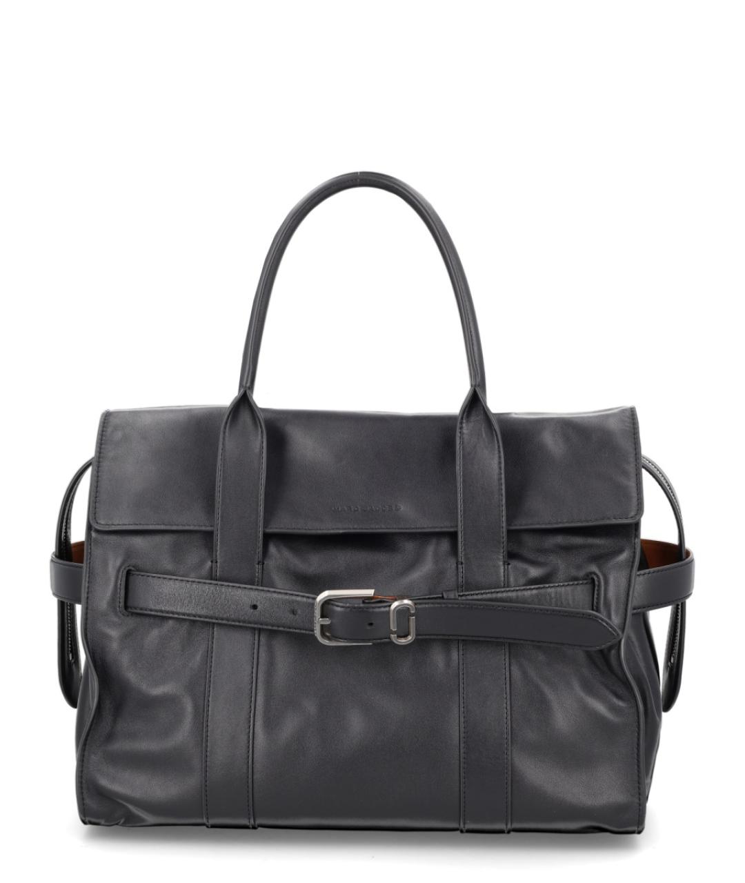 MARC JACOBS Черная кожаная сумка тоут, фото 1