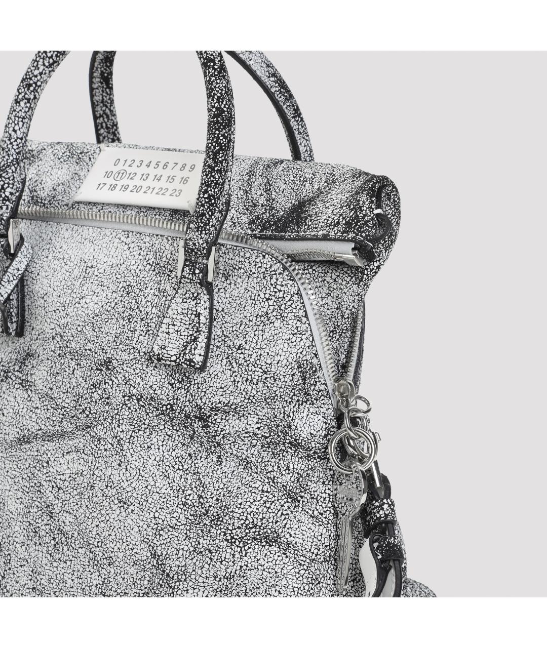 MAISON MARGIELA Мульти кожаная сумка с короткими ручками, фото 4