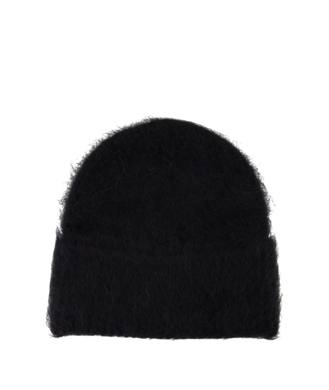 TOTEME Черная шерстяная шапка, фото 2