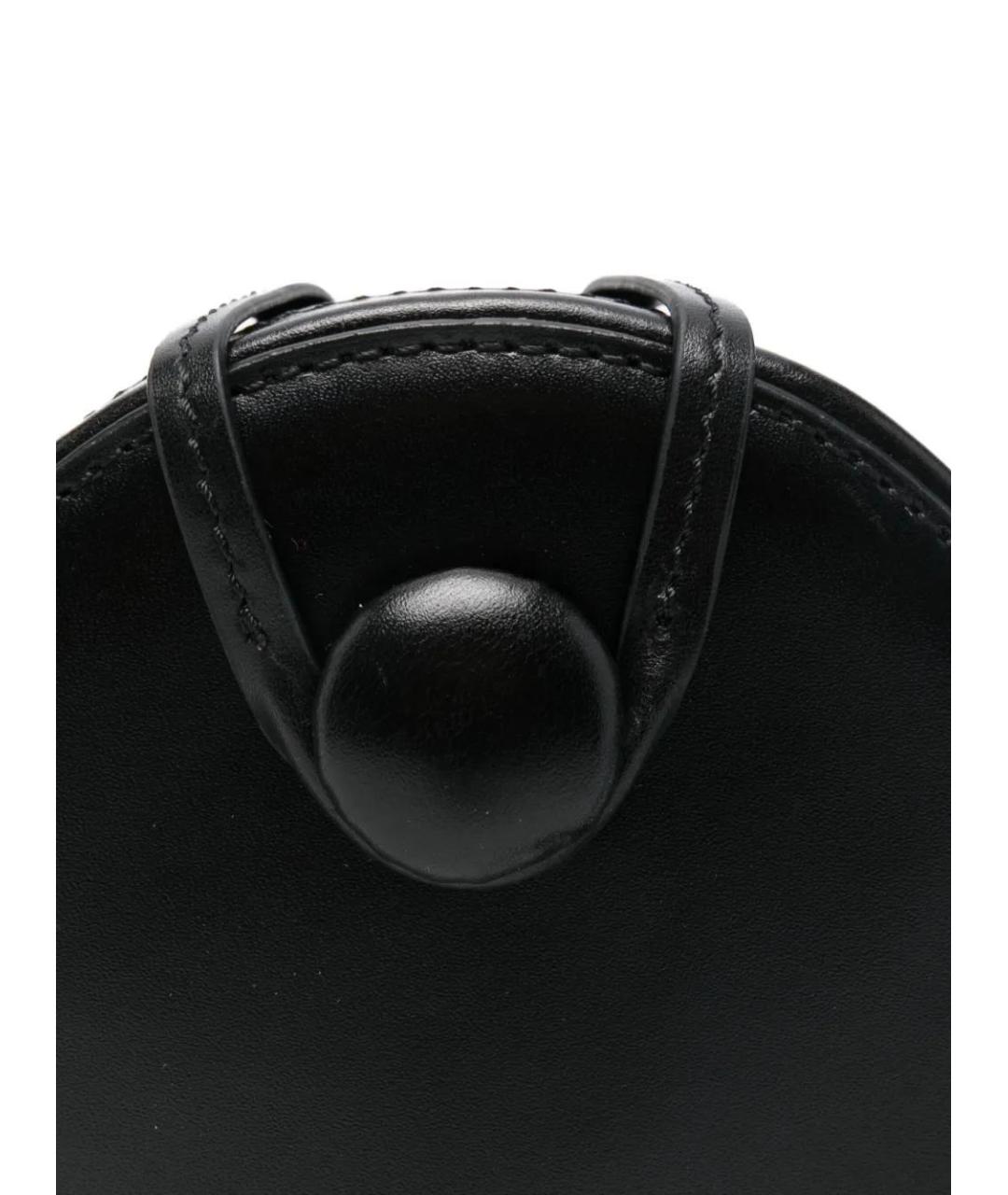 ISABEL MARANT Черная кожаная сумка через плечо, фото 4