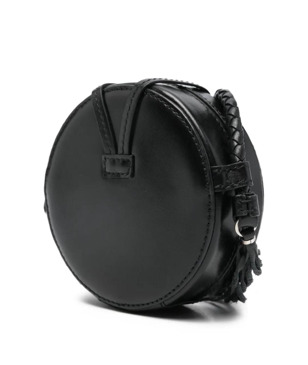 ISABEL MARANT Черная кожаная сумка через плечо, фото 3