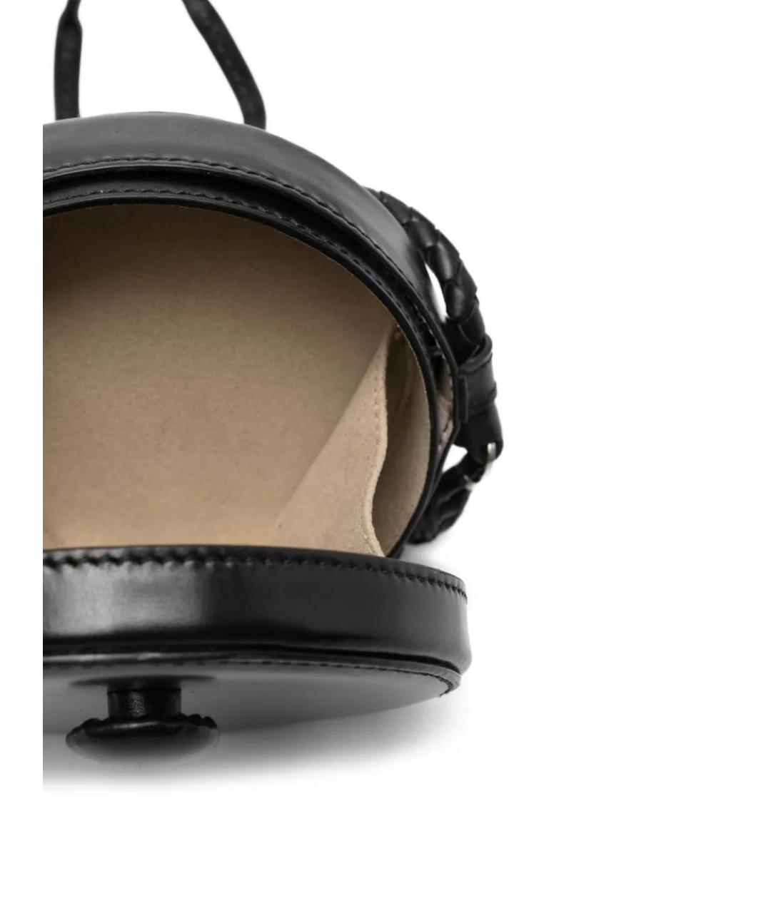 ISABEL MARANT Черная кожаная сумка через плечо, фото 5