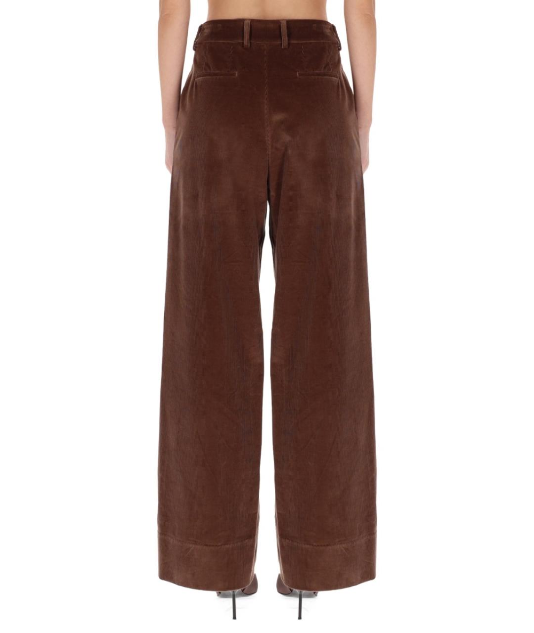 PT TORINO Серые хлопковые прямые брюки, фото 3