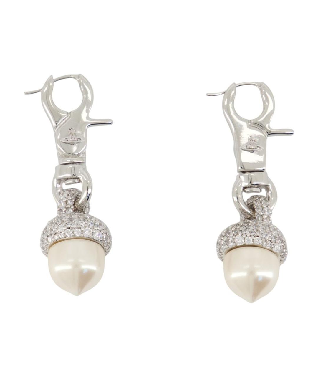 VIVIENNE WESTWOOD Серебряные металлические серьги, фото 1