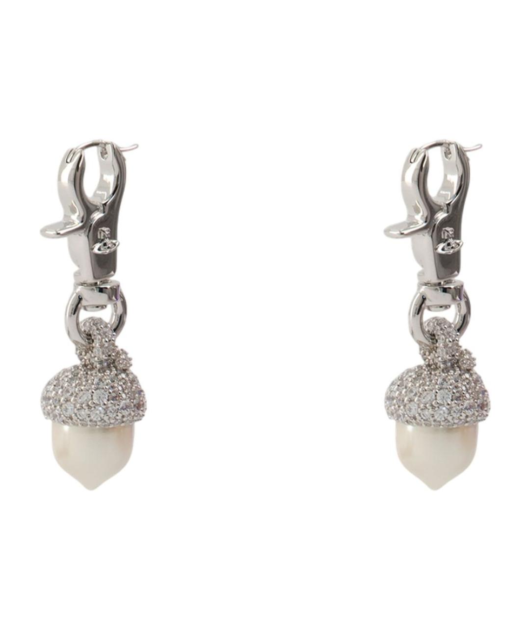 VIVIENNE WESTWOOD Серебряные металлические серьги, фото 2