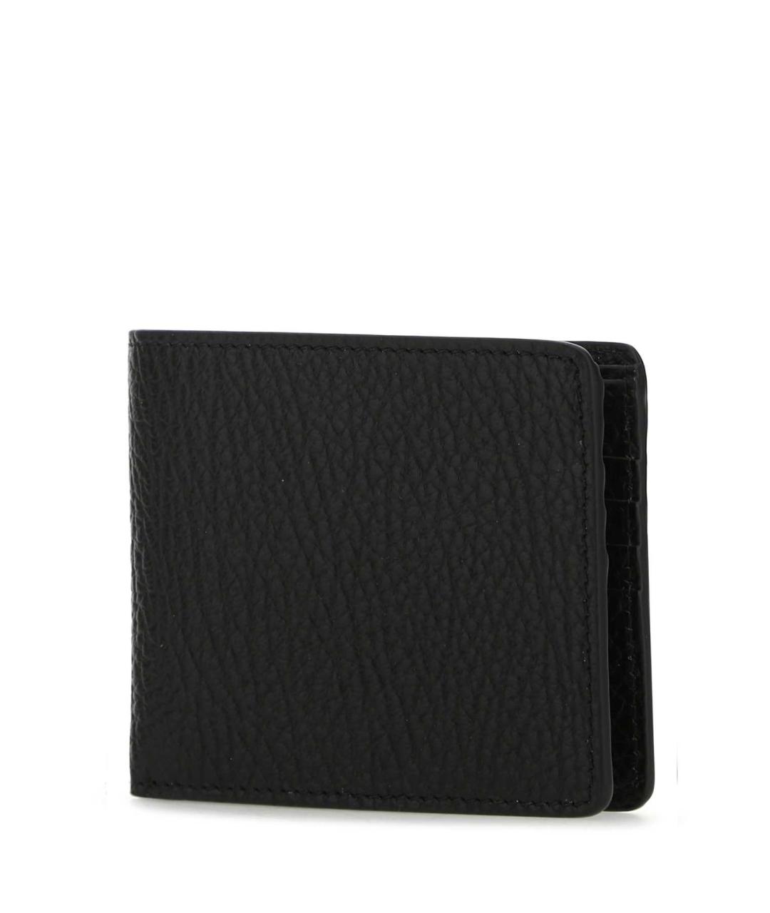 MAISON MARGIELA Черный кожаный кошелек, фото 2