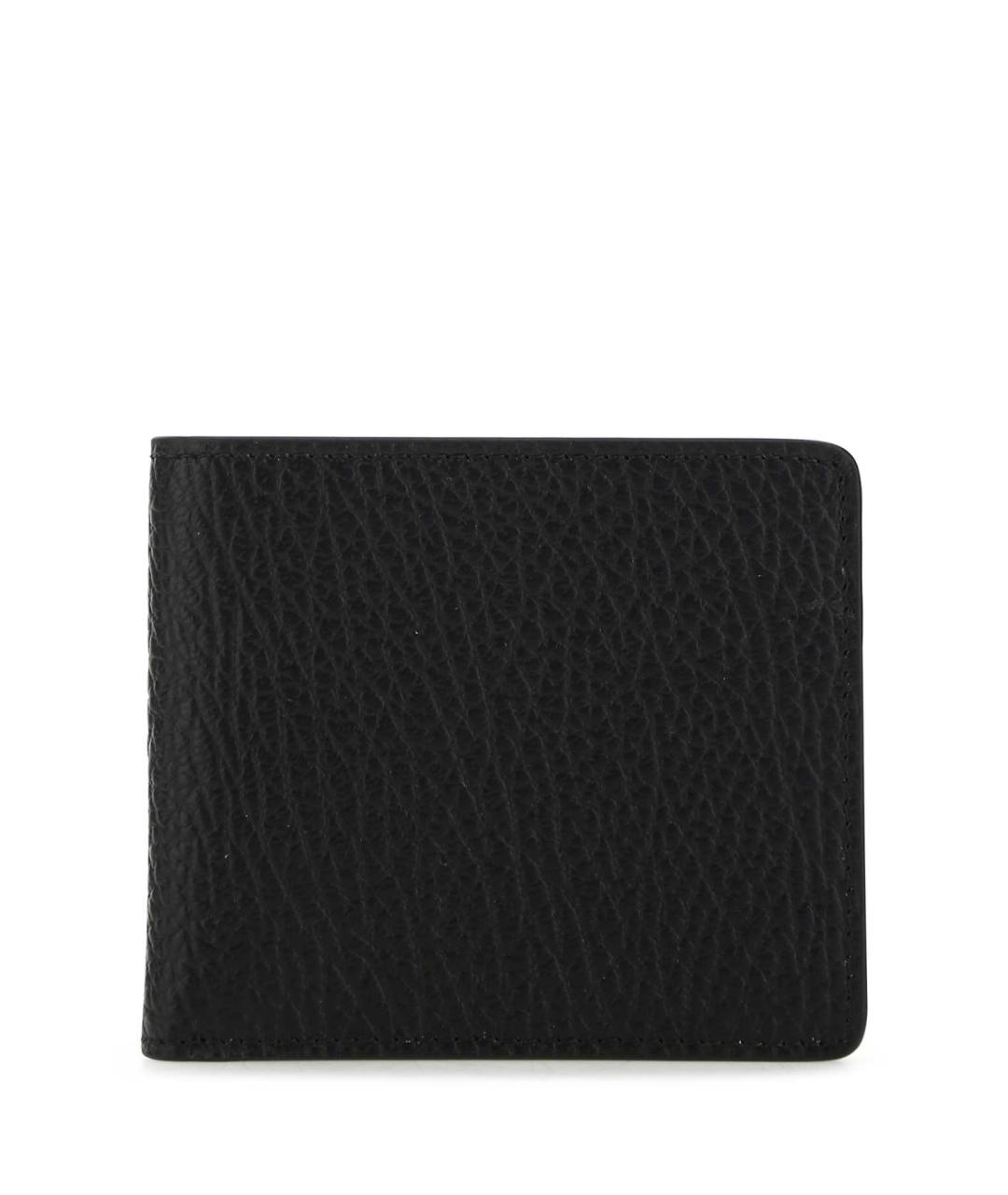 MAISON MARGIELA Черный кожаный кошелек, фото 1